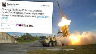 Amerykanie zadowoleni, że Polska wybrała system Patriot
